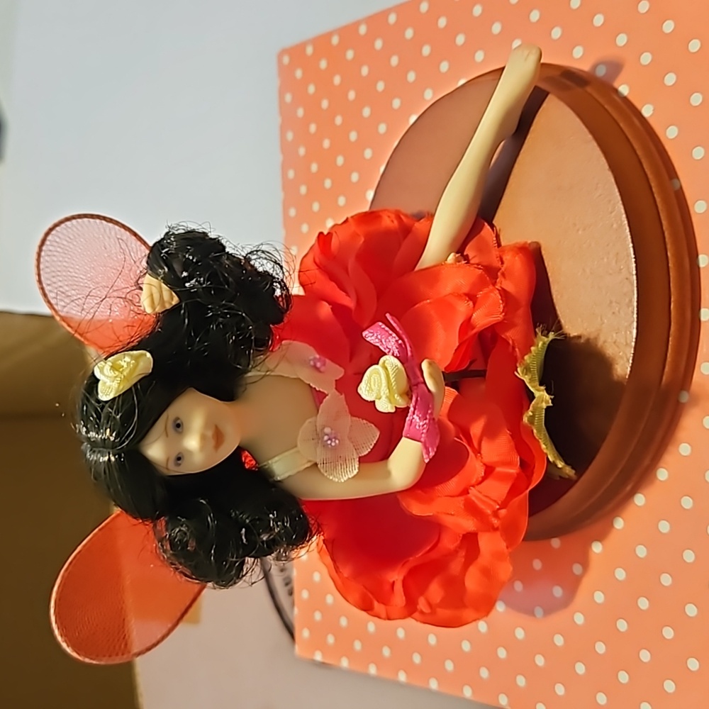 Paradise Galleries "Rose" The Little Flower Fairies Collection Porcelain